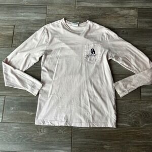 Champion Oklahoma Sooners Pink Long Sleeve Pocket T Shirt Women's Size Medium OU